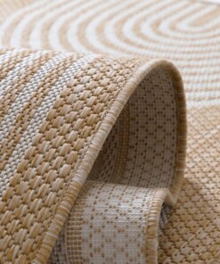 Outdoor Läufer Jute Optik - Serenity Beige/Creme - close up, thumbnail