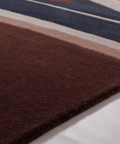 Moderner Teppich - Skulptur Canyon rot/blau - close up, thumbnail Moderner Teppich - Skulptur Canyon rot/blau - close up, thumbnail