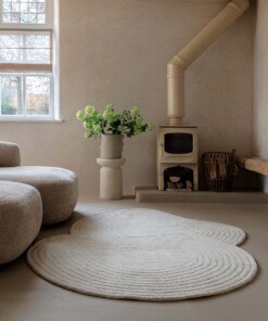 Organischer Design Teppich - Balans Flow Elfenbein - sfeer