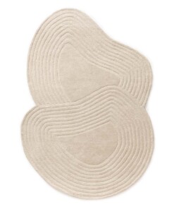 Organischer Design Teppich - Balans Flow Elfenbein - overzicht