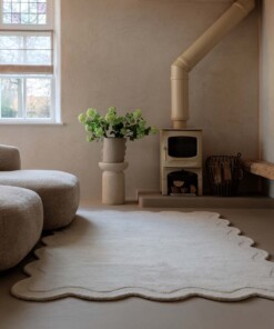 Organischer Design Teppich - Balans Swirl Elfenbein - sfeer