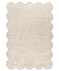 Organischer Design Teppich - Balans Swirl Elfenbein - overzicht