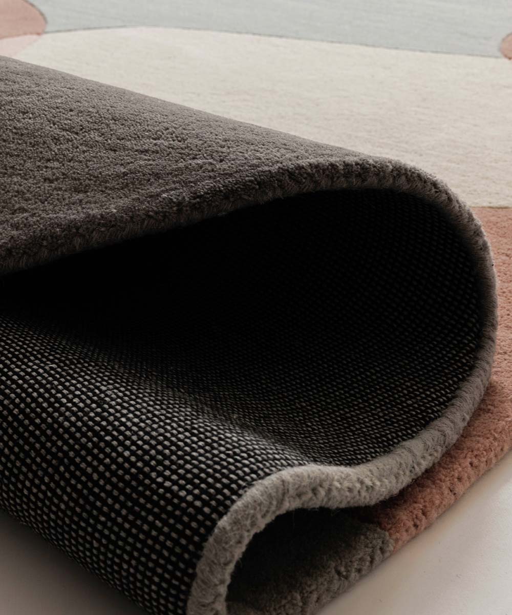 Organischer Wollteppich - Dune Apricot - close up Organischer Wollteppich - Dune Apricot - close up