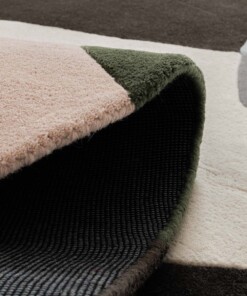 Organischer Wollteppich - Dune Lila - close up