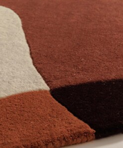Wollteppich - Dune Terrakotta - close up