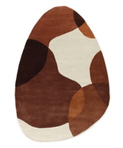 Organischer Wollteppich - Dune Terrakotta - overzicht