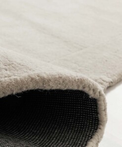 Organischer Wollteppich - Flyt Pebble Elfenbein - close up, thumbnail