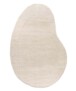 Organischer Wollteppich - Flyt Pebble Elfenbein - overzicht, thumbnail
