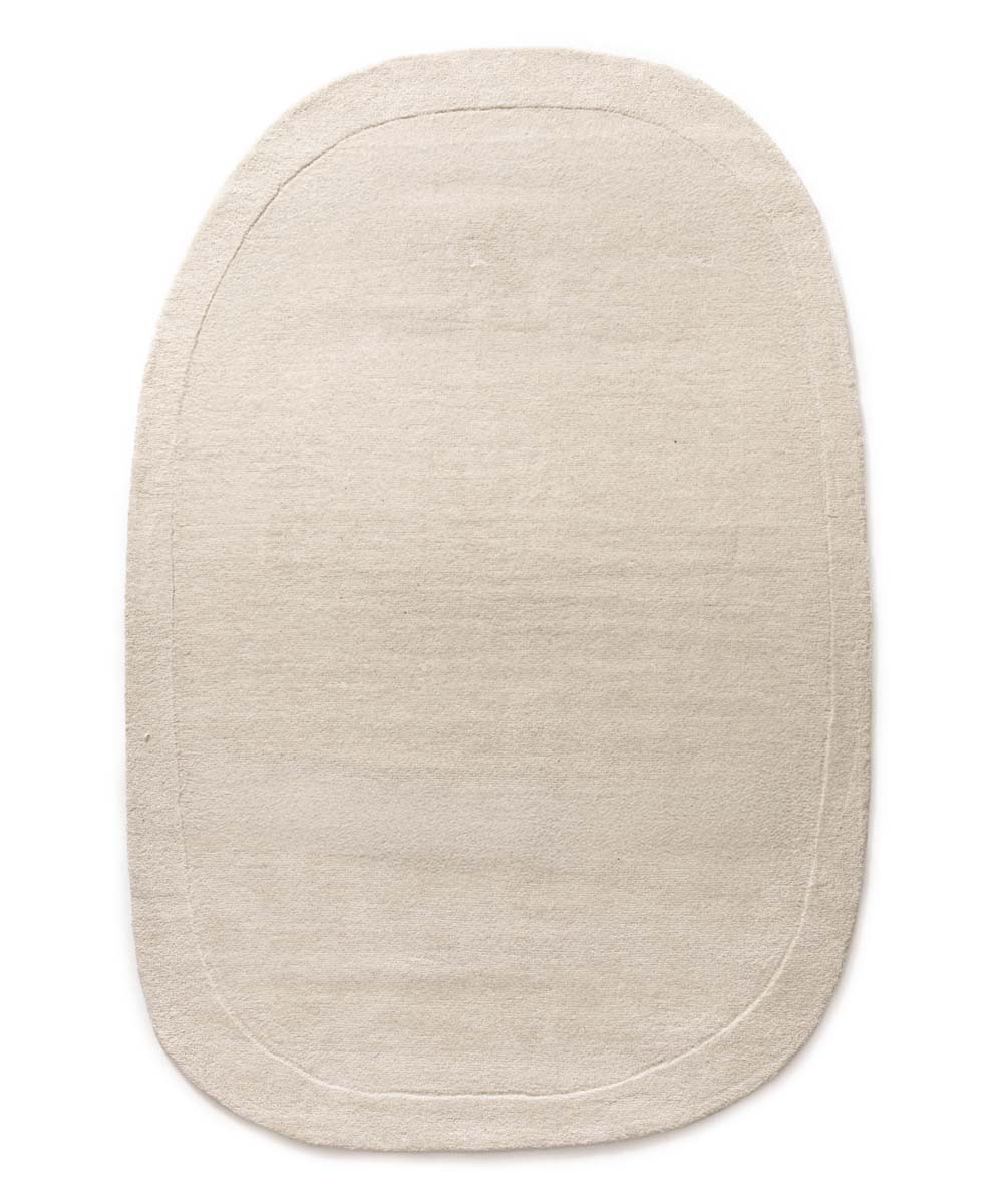 Organischer Wollteppich - Flyt Elfenbein - overzicht Organischer Wollteppich - Flyt Elfenbein - overzicht