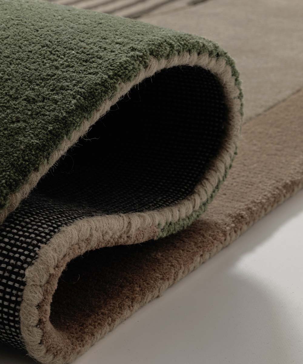 Retro Teppich - Skulptur Eye grün - close up Retro Teppich - Skulptur Eye grün - close up