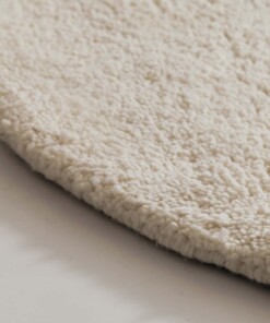 Runder Berberteppich - Nomad Elfenbein - close up, thumbnail Runder Berberteppich - Nomad Elfenbein - close up, thumbnail