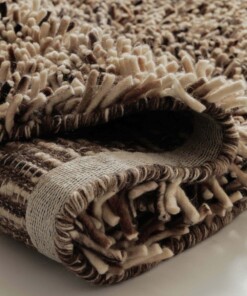 Runder Wollteppich - Aurelia creme/braun - close up, thumbnail Runder Wollteppich - Aurelia creme/braun - close up, thumbnail