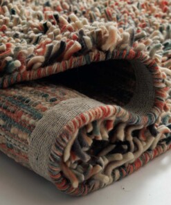 Runder Wollteppich - Aurelia multi - close up, thumbnail