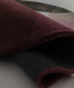 Runder Wollteppich - Dune Lila - close up