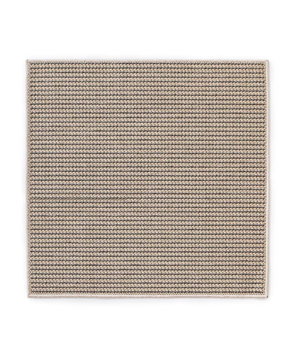 Outdoor Teppich Quadratisch Rautenmuster Jute Optik - Sunny Beige - overzicht Outdoor Teppich Quadratisch Rautenmuster Jute Optik - Sunny Beige - overzicht