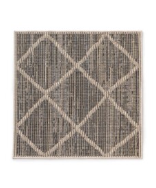 Outdoor Teppich Quadratisch Rautenmuster - Sunny Beige - overzicht, thumbnail