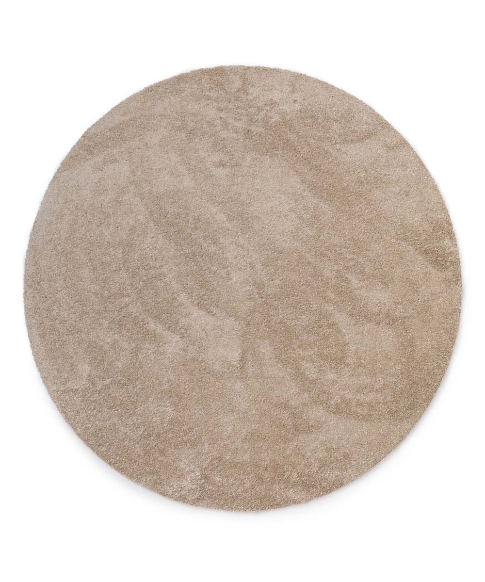 Teppich Waschbar Rund -Fresh Beige - overzicht Teppich Waschbar Rund -Fresh Beige - overzicht