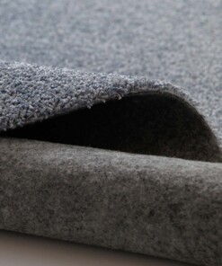 Teppich Waschbar Rund - Fresh Puderblau - close up