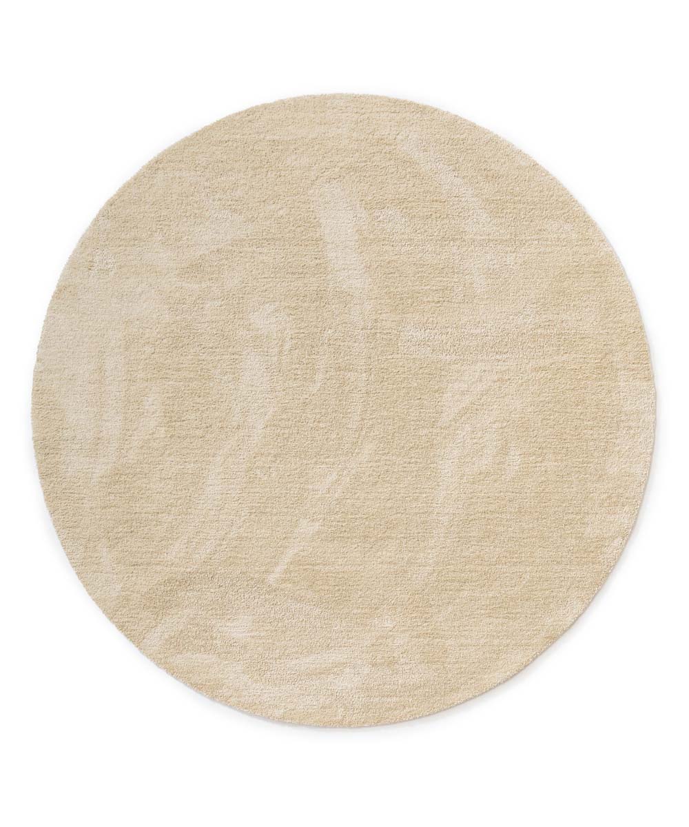 Teppich Waschbar Rund - Softwash Creme - overzicht Teppich Waschbar Rund - Softwash Creme - overzicht