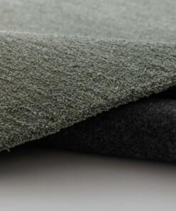 Teppich Waschbar Rund - Softwash Salbeigrün - close up