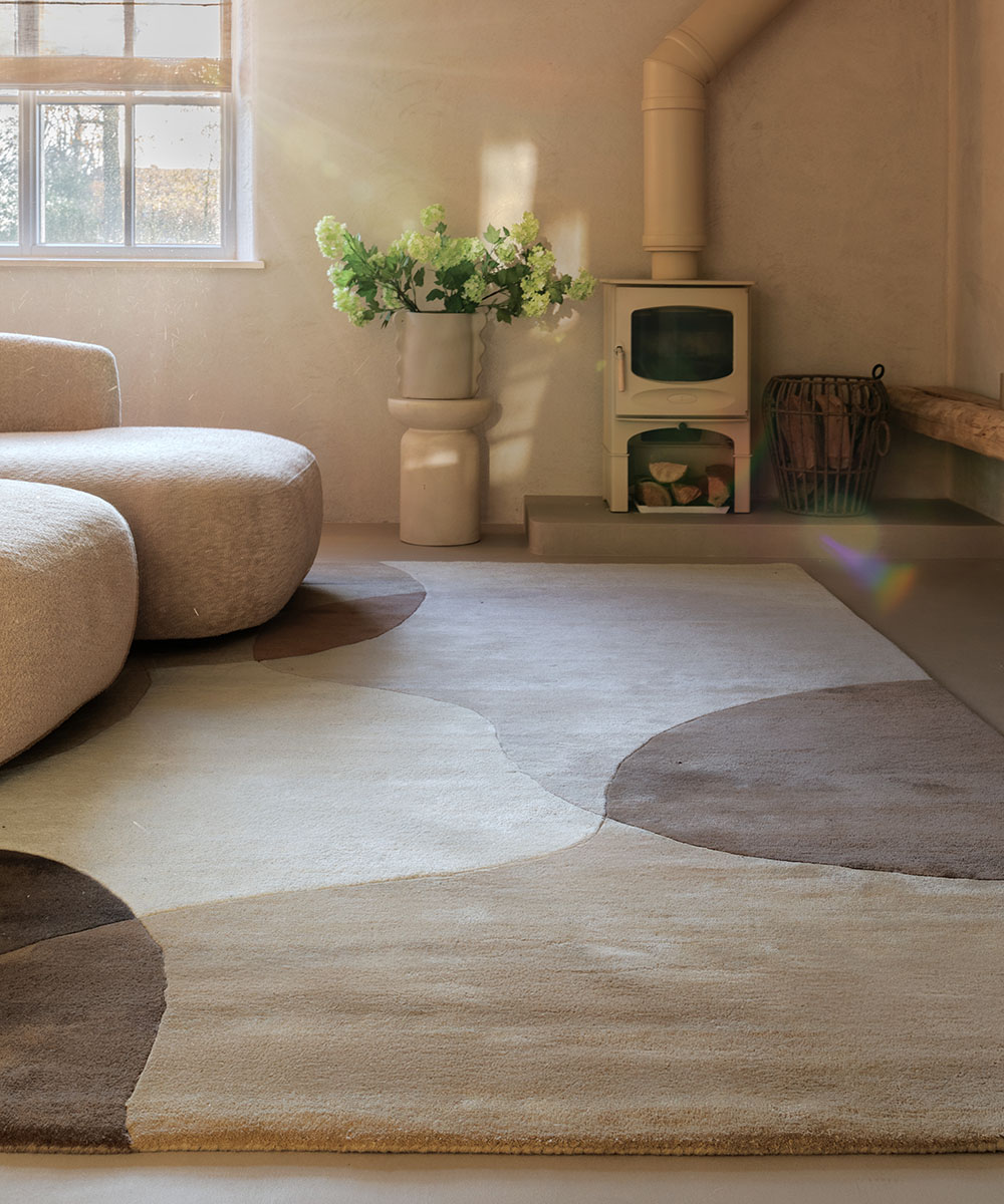 Wollteppich - Dune Beige - sfeer Wollteppich - Dune Beige - sfeer