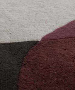 Wollteppich - Dune Lila - close up, thumbnail