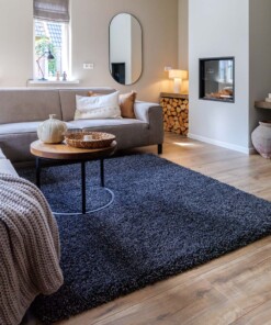 Hochflor Teppich Quadratisch - Shaggy Grand Anthrazit - sfeer, thumbnail