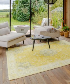 Outdoor Teppich Vintage - Valenca Luna Gelb - sfeer