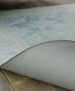 Outdoor Teppich Vintage - Valenca Luna Hellgrün - close up, thumbnail