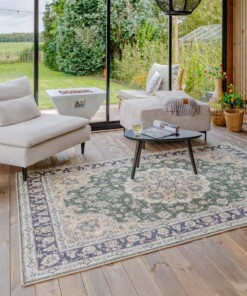 Outdoor Teppich Vintage - Valenca Nova Dunkelgrün - sfeer