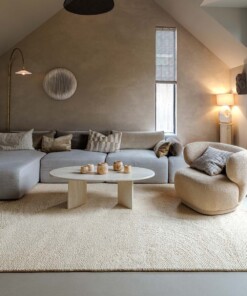 Wollteppich - Tvist Hellbeige - sfeer