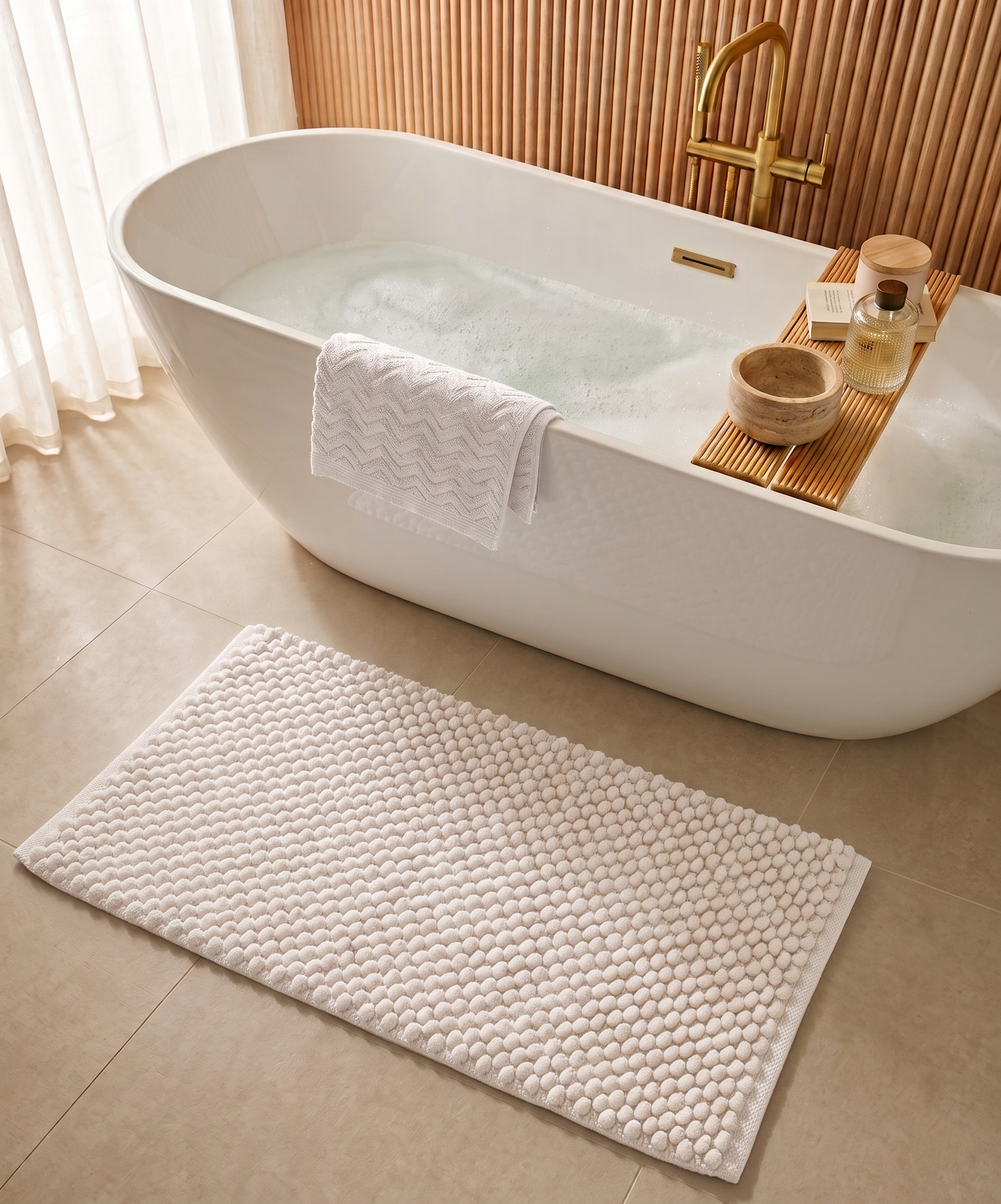 Badematte - Sensa Elfenbein - sfeer Badematte - Sensa Elfenbein - sfeer