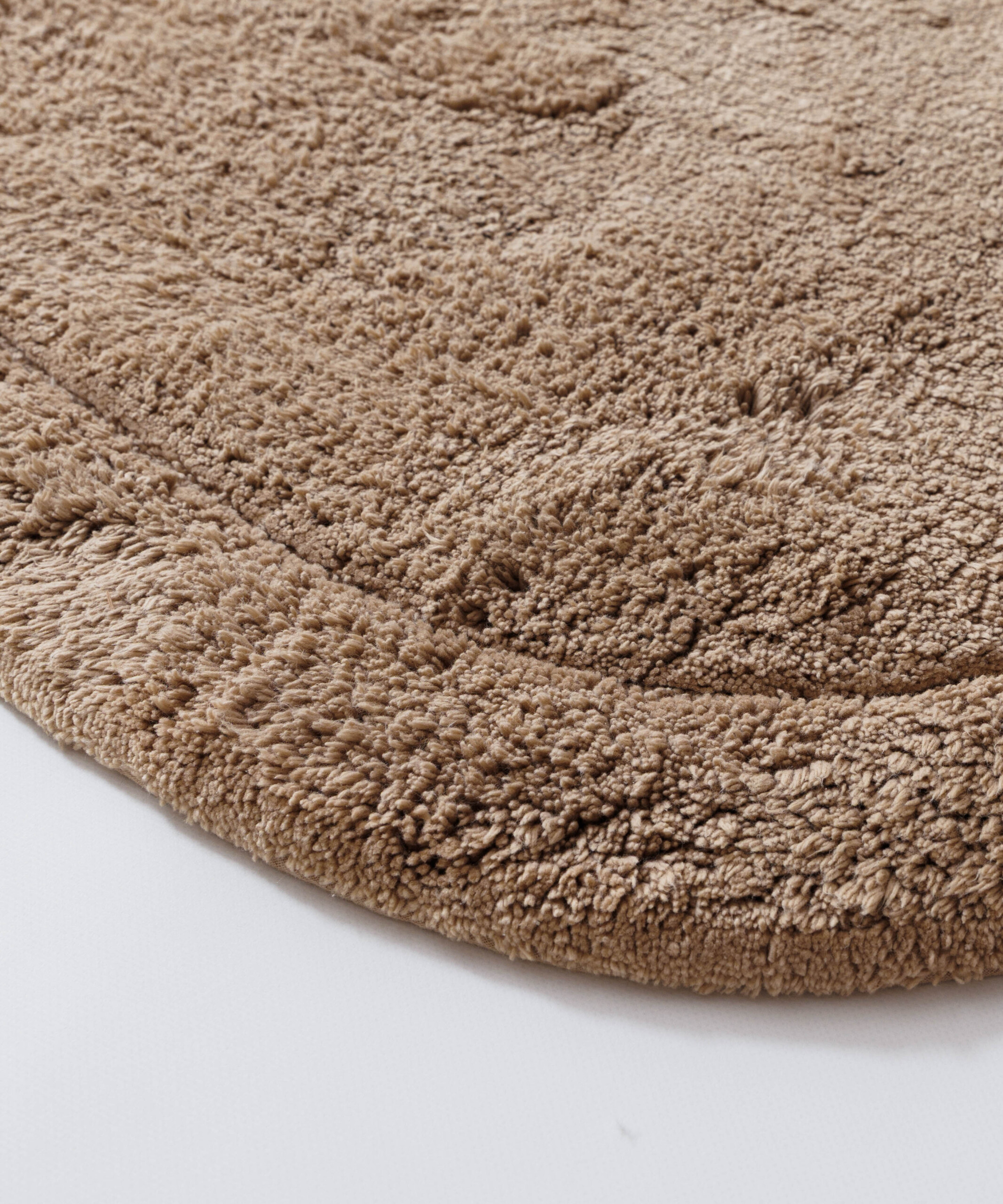 Organische Badematte - Lunja Beige - close up Organische Badematte - Lunja Beige - close up