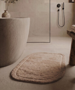 Organische Badematte - Lunja Beige - sfeer