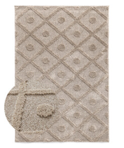 Teppich Skandinavisch - Arc Diamond Beige - overzicht