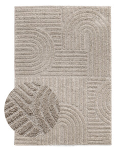 Teppich Skandinavisch - Arc Bend Beige - overzicht