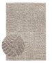 Teppich Skandinavisch - Arc Bend Beige - overzicht, thumbnail