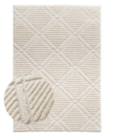 Teppich Skandinavisch - Arc Gem Creme - overzicht, thumbnail