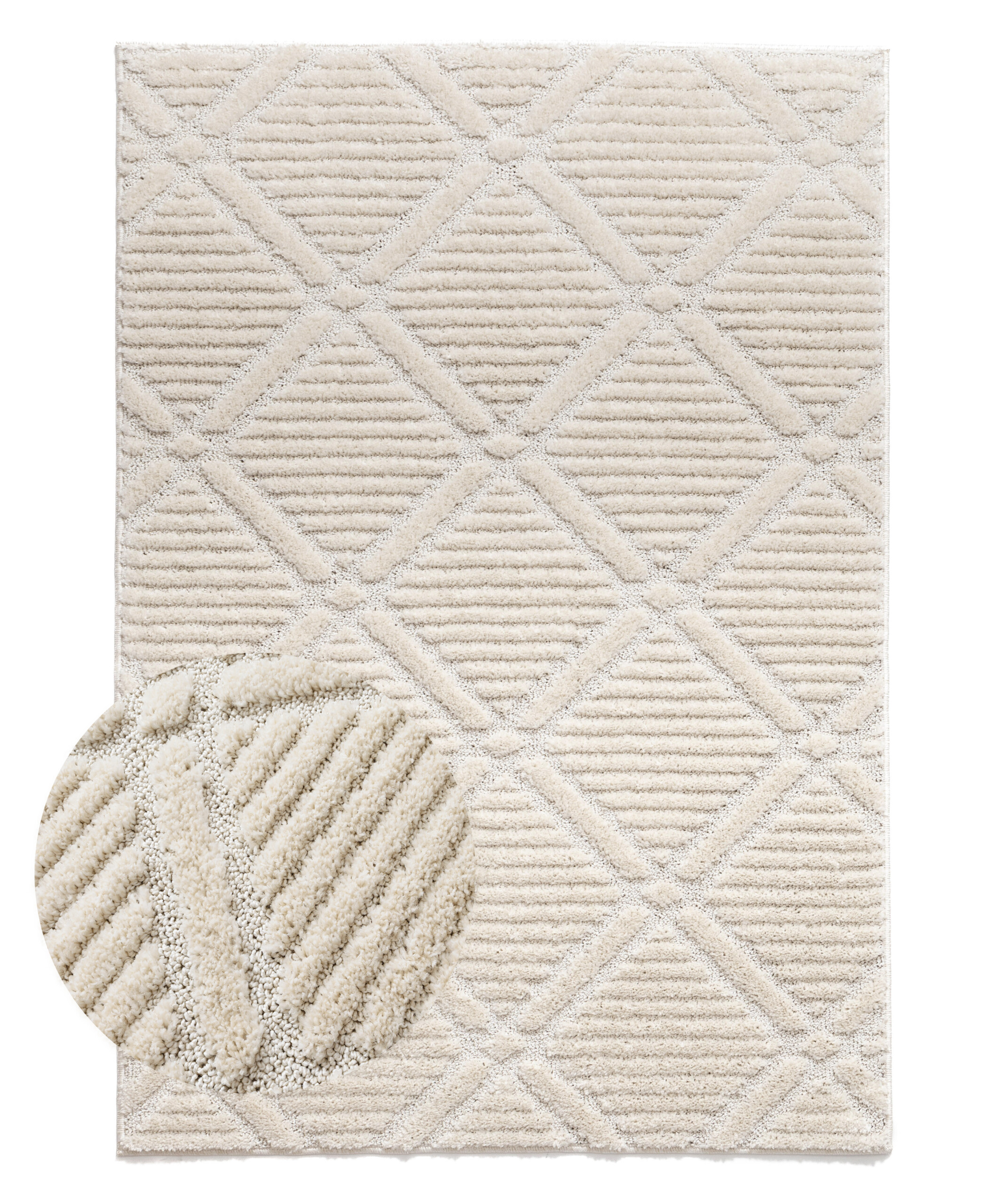 Teppich Skandinavisch - Arc Gem Creme - overzicht Teppich Skandinavisch - Arc Gem Creme - overzicht