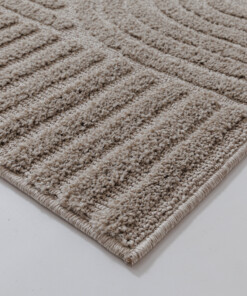 Teppich Skandinavisch - Arc Bend Beige - close up, thumbnail Teppich Skandinavisch - Arc Bend Beige - close up, thumbnail