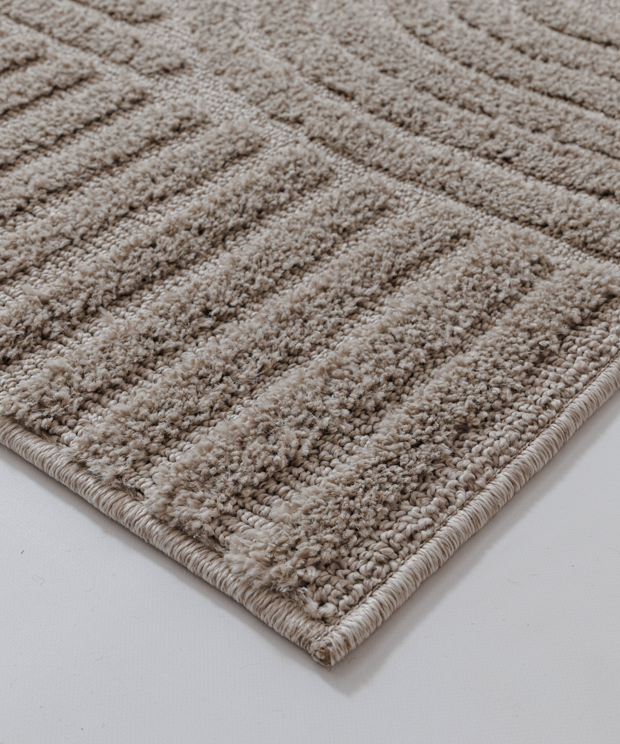 Teppich Skandinavisch - Arc Bend Beige - close up Teppich Skandinavisch - Arc Bend Beige - close up