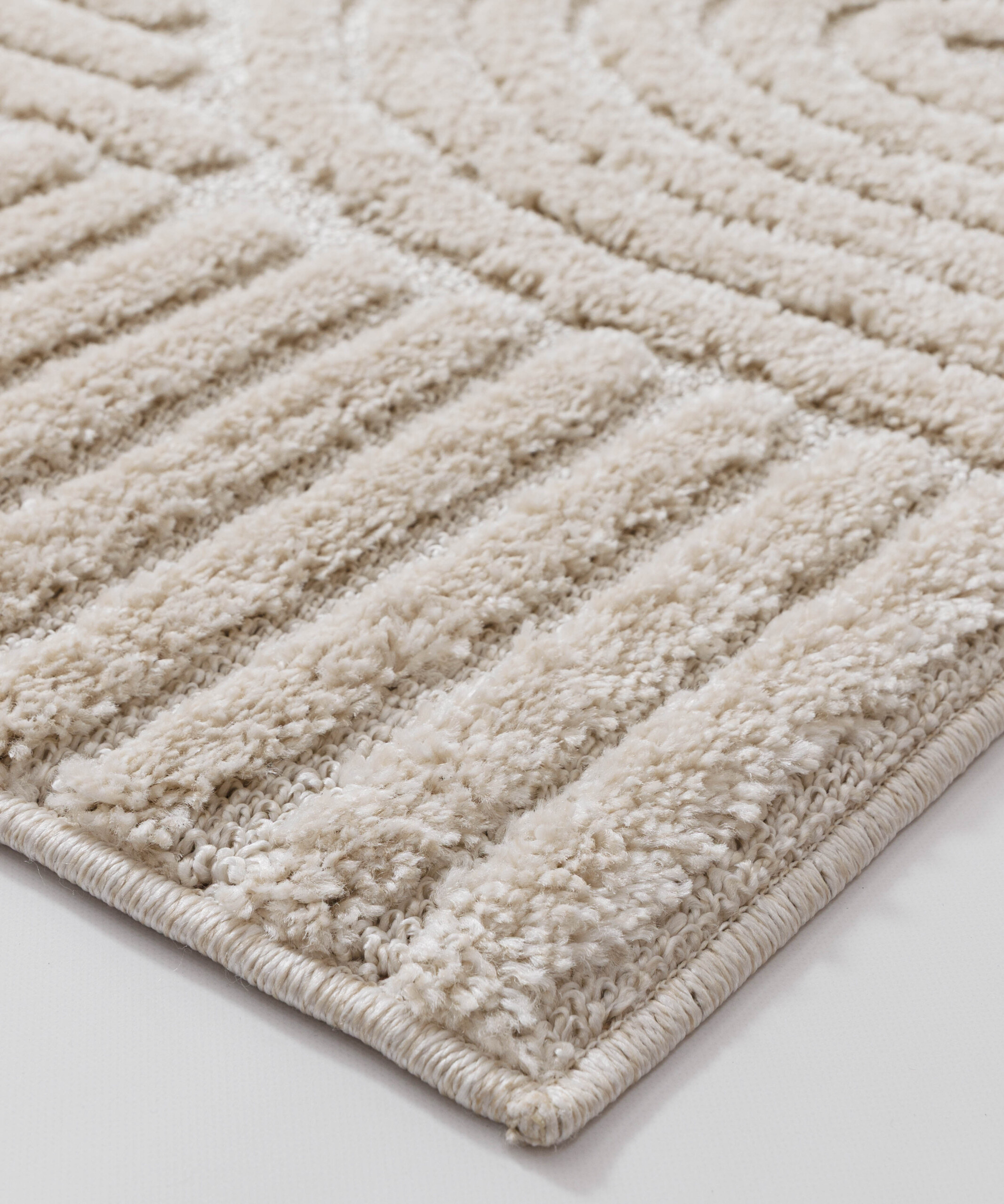 Teppich Skandinavisch - Arc Bend Creme Teppich Skandinavisch - Arc Bend Creme