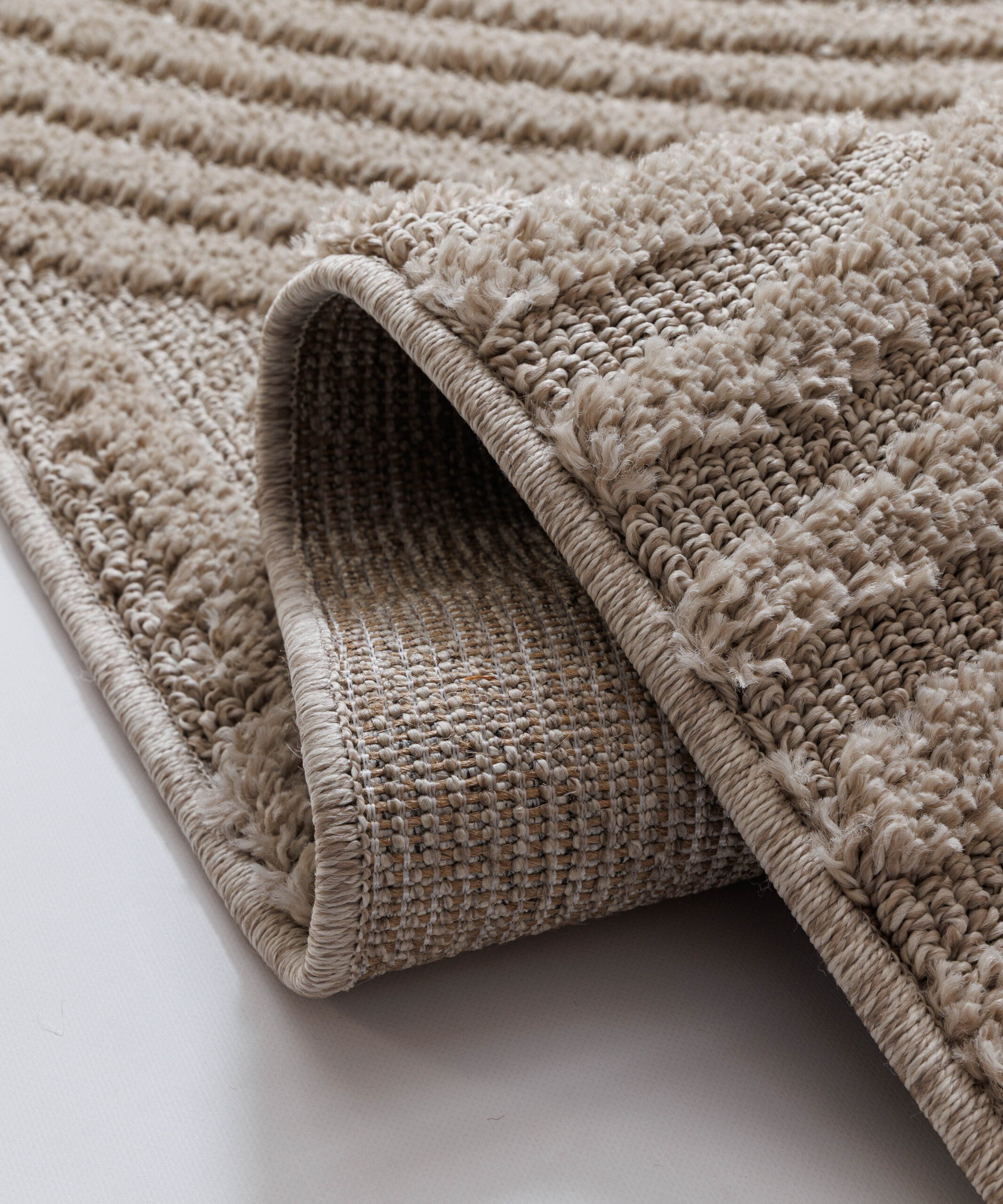 Teppich Skandinavisch - Arc Curve Beige - close up Teppich Skandinavisch - Arc Curve Beige - close up