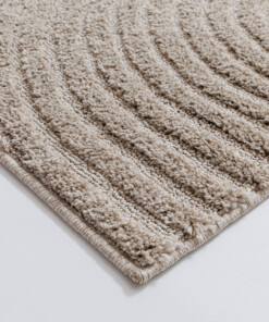 Teppich Skandinavisch - Arc Curve Beige - close up, thumbnail Teppich Skandinavisch - Arc Curve Beige - close up, thumbnail
