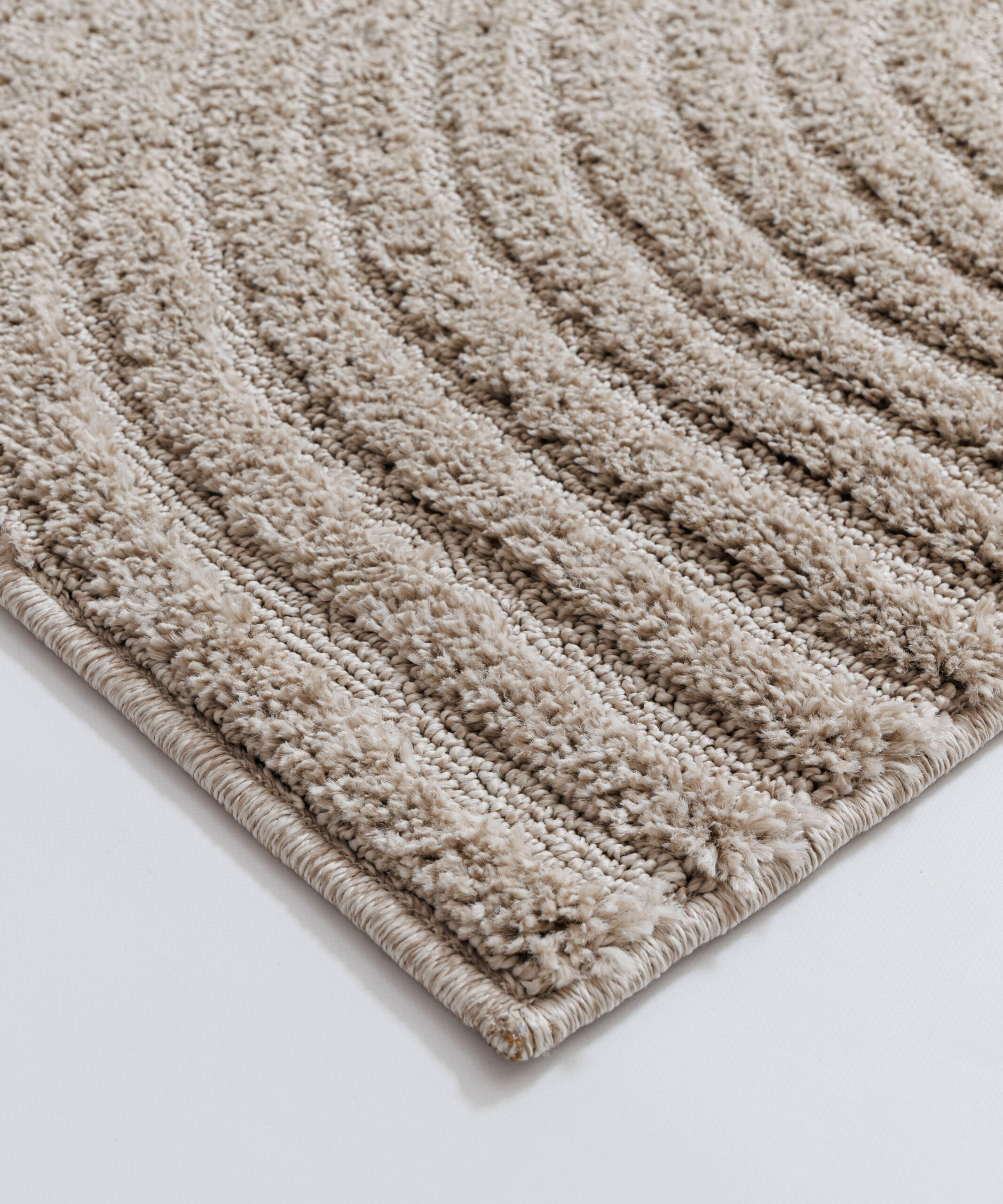 Teppich Skandinavisch - Arc Curve Beige - close up Teppich Skandinavisch - Arc Curve Beige - close up