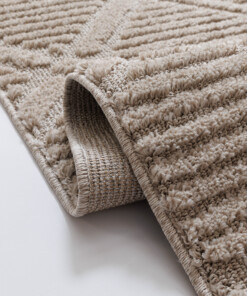 Teppich Skandinavisch - Arc Gem Beige - close up, thumbnail