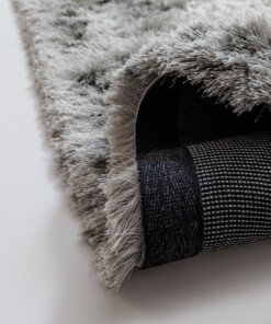 Samtteppich - Auréa Silber - close up, thumbnail