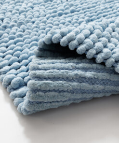 Badematte - Sensa Blau - close up, thumbnail