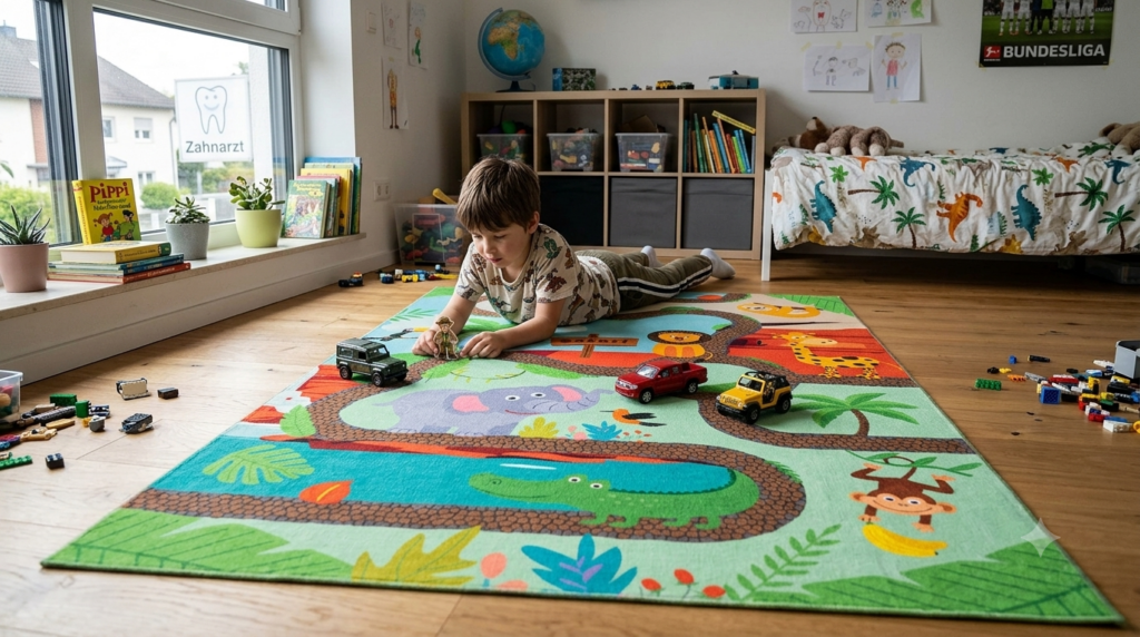 wie wähle ich den richtigen spielteppich fürs kinderzimmer