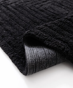 Badematte - Stille Schwarz - close up, thumbnail